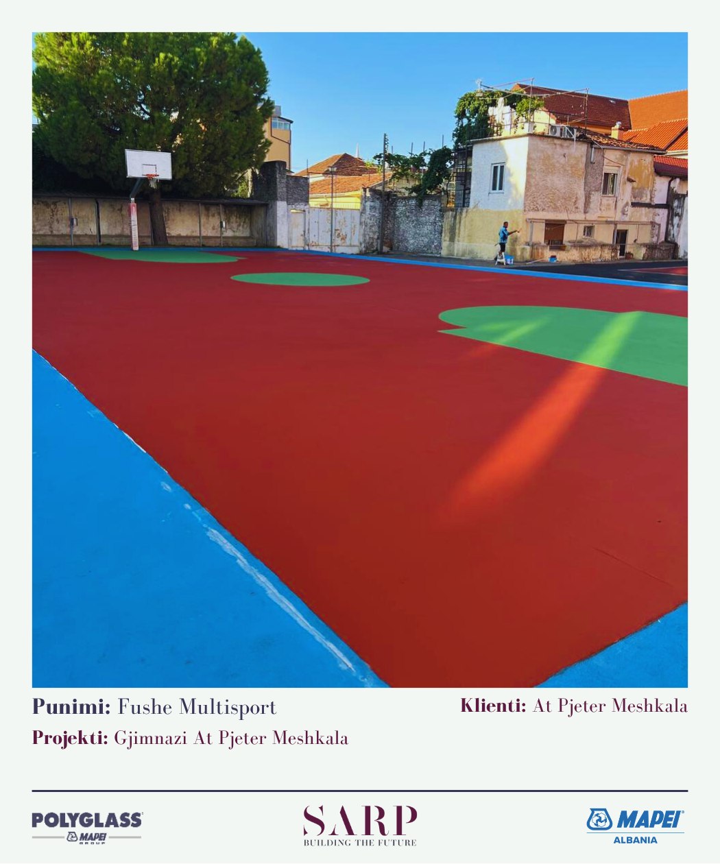 Fushë multisport — Gjimnazi At Pjetër Meshkala, klienti At Pjetër Meshkala